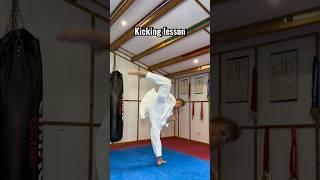 Kicking lesson