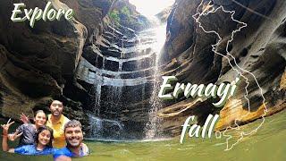 Ermaayi falls ಭೊರ್ಗರೆವ ಎರ್ಮಾಯಿ ಜಲಪಾತ Ujire Dakshina Kannada Karnataka waterfalls 4k video