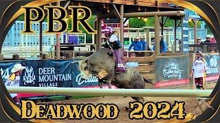 PBR Professional Bull Riding Deadwood South Dakota 2024! Best Riders In The World