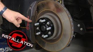 2015-2023 Mustang Wheel Spacer Hub Centric 25mm Billet Aluminum Pair Installation