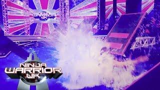 Ninja Warrior UK 2015 Crazy Splashdown Compilation | Ninja Warrior UK