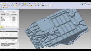 Simplifying Geometry/Recognizing and Removing Geometry Features | CADdoctor | ELYSIUM