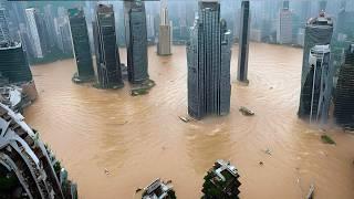 Entire skyscrapers are sinking! China will never be the same after such a flood