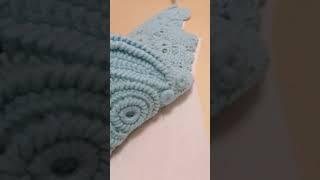 Ирландское кружево из толстой пряжи Вяжу первое пальто вязание крючком #ирландскоекружево #crochet