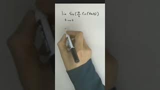 Easily Calculate the limit of sine composed with cosine and tangent functions