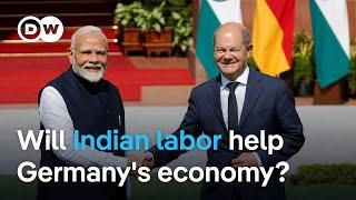 Germany to triple visas to skilled Indian workers in order to boost economy | DW News