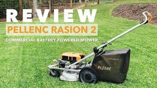 Pellenc Rasion 2 Review Commercial Battery Lawn Mower