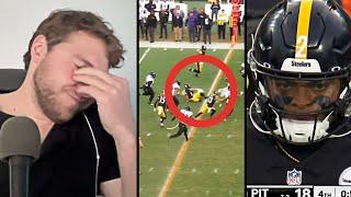 REACTION Steelers Put In Justin Fields At QB For Final Game Clinching Series vs The Ravens 