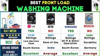 Best Front Load Washing Machine in India 2024 | LG vs Samsung vs IFB vs Bosch - Top Review