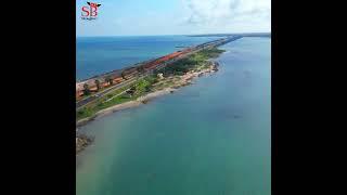 Pamban Bridge Cinematic Drone View  #shorts #drone #dronefootage #dronevideo #shortsvideo