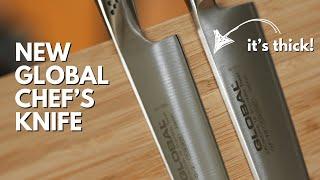 ALL NEW Global Chef's Knife: The Model X Series is THICK!