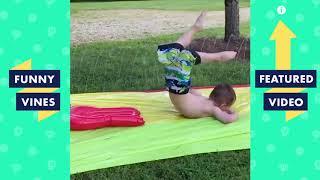TRY NOT TO LAUGH or GRIN   Best KIDS WATER FAILS Compilation   Funny Vines 2018