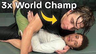 Purple Belt vs 3-Time BJJ World Champion