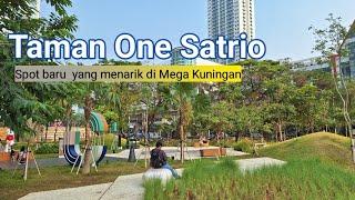 Taman One Satrio, spot yang menarik, instagramable, dan tempat hangout di kawasan Mega Kuningan