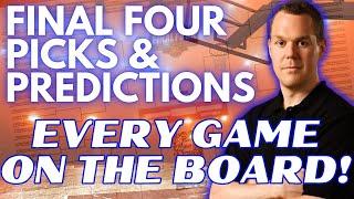 PICKS ON EVERY NCAA FINAL FOUR GAME ON THE BOARD! | 2025 NCAA Tournament Picks & Predictions