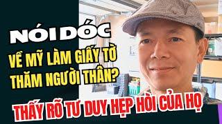 DTH về Mỹ làm giấy tờ có gì sai? Sao tư duy hẹp hòi thế!