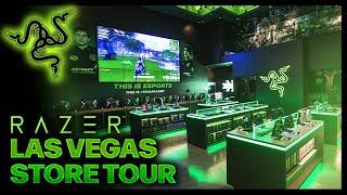 VEGAS BABY! - RAZER STORE in VEGAS!! - Do you bleed green? #razer #doyoubleedgreen