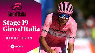 BRUTAL MOUNTAIN STAGE  | Men's Giro d'Italia Stage 19 Race Highlights | TNT Sports Cycling