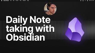 Daily voice note taking with Obsidian