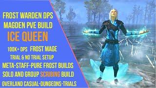 Magicka Frost Warden DPS Build ESO Gold Road - Ice Queen