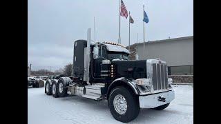 Giltner Heavy Hauls New 2023 Peterbilt 389 4 Axle with 58" Stand Up Sleeper & 2-Speed Rears