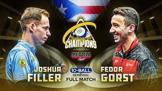 FILLER vs GORST - 10 Ball SEMIFINAL Challenge of Champions by Medalla Light