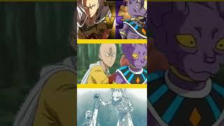 Saitama Vs Beerus #anime #dbz #dbs #goku #saitama #broly #short #shorts #animecontent #afkedit