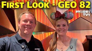 FIRST LOOK - NEW GEO 82 Lounge at Epcot! - Drinks, Food, Fireworks & More!