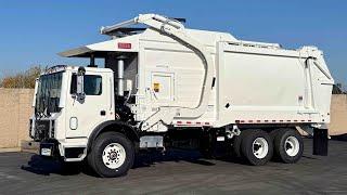 2007 Mack Heil Half Pack 40 YD Front Load Garbage Truck For Sale