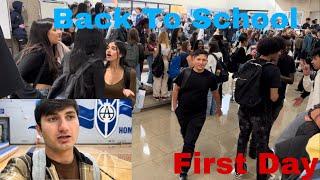 |Back To School Vlog First Day At High School After Summer|Canada High School |Pakistan|