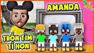 Kamui Thử Thách TRỐN TÌM TÍ HON AMANDA Trong Minecraft