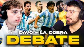 DEBATE CON LA COBRA: MEJOR JUGADOR DE LA HISTORIA? MEJOR EQUIPO? Y SELECCION? MEJOR ARQUERO? (2024)