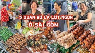 Tổng hợp 5 QUÁN BÒ LÁ LỐT THƠM NỨC Ăn Ngon ở Sài Gòn | Địa điểm ăn uống