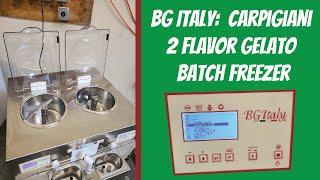 2 Flavor BG Italy Gelato Batch Freezer Presentation & Sampling