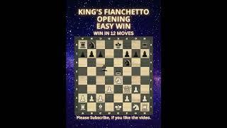 King's Fianchetto Opening | Easy Win | Chess Openings | Chess Tricks | Chess Game | Learn Chess