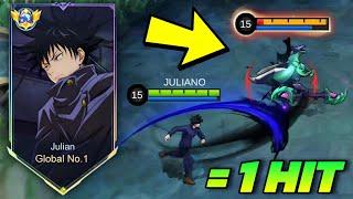 JULIAN NEW 1 HIT TRICK 2024 (only 1% of julian user knew this) - MLBB