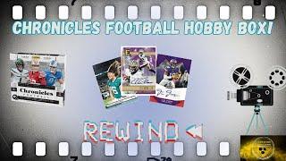  Fun Product!  2022 Chronicles Football Hobby Box! - 3 Hits!