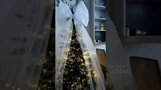 Бант на елку как из Пинтерест бюджетно своими руками #новыйгод#елка#праздник
