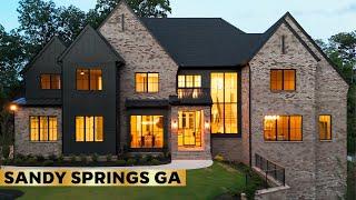 Inside A $4.2M Luxury New Construction Atlanta Home For Sale | Chastain Park In Sandy Springs