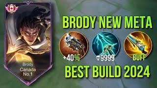 BRODY DAMAGE BUILD 2024!!BRODY BEST BUILD & EMBLEM(s33)