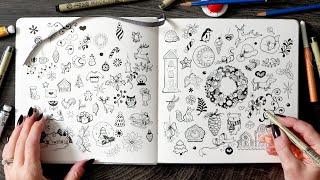 100 Cozy Winter Doodles You NEED in Your Sketchbook!