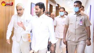 CM YS Jagan Visuals at AP Cabinet Meeting | CM Jagan | Sakshi TV