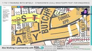 Broken Lines/Tunnels/Links (TFL Topographical Test for PCO licence)