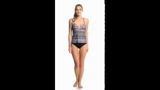 Prana Women's Feather Rainblur Aleka Tankini Top | SwimOutlet.com