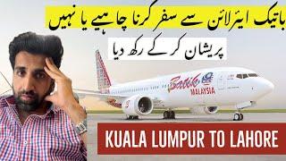 Batik Airline Reviews: Flying from Kuala Lumpur to LAHORE