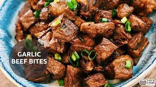 If you love garlic and you love steak, these Garlic Steak Bites will blow your mind!