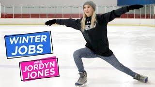 JORDYN JONES ICE SKATING | Winter Jobs w/ Jordyn Jones