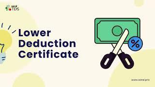 Lower Deduction Certificate in Saral