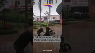 Eks Menteri PUPR Basuki Hadimuljono Terjebak Banjir di Bekasi