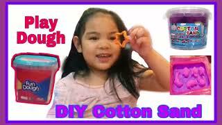 Playdough | Cotton Sand | Indoor Acvtivity for Margeautie